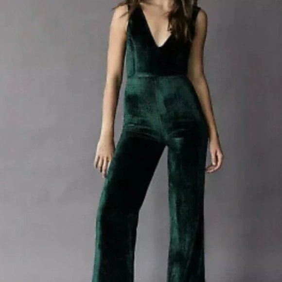 Free People Pants - BRENDA KNIGHT FOR FREE PEOPLE Bridget Striped jumpsuit NWT sz M